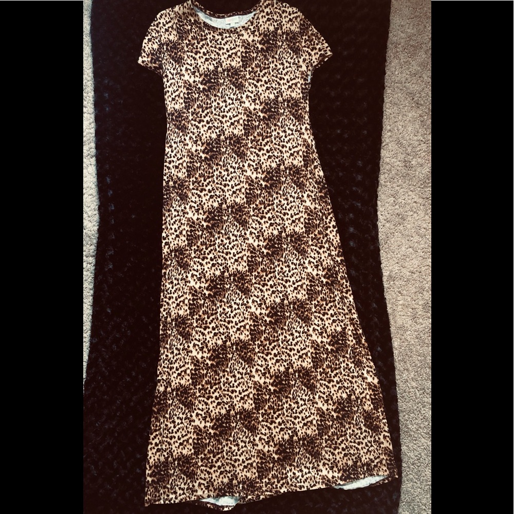 🐆Cheetah LuLaRoe Maria dress🐆 gorgeous print 🖤